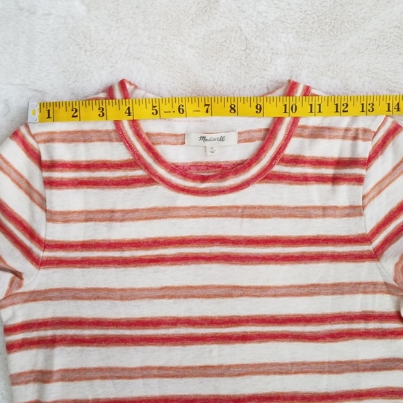 NWT Madewell | striped knit shrunken t - Picture 4 of 7